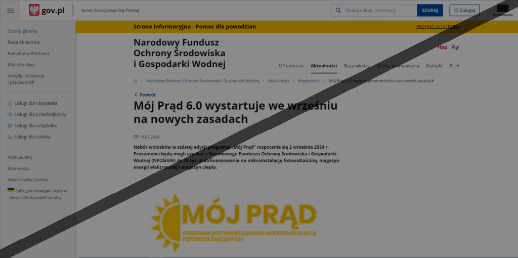 Mój Prąd 6.0 — nabór czasowo wstrzymany